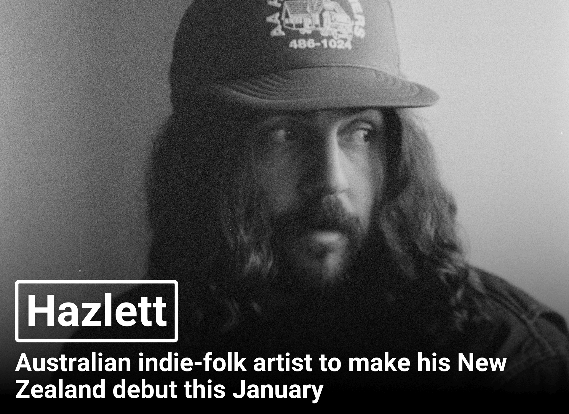 Hazlett | Australian indie-folk artist to make his New Zealand debut this January